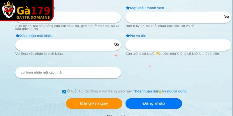 Bên cạnh việc thực hiện đúng các bước thành viên hãy tạo mật khẩu mạnh