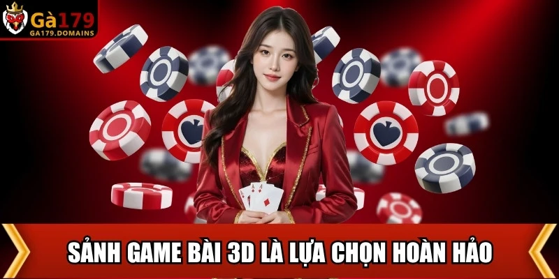 Sảnh game bài 3D là lựa chọn hoàn hảo với phiên bản hiện đại