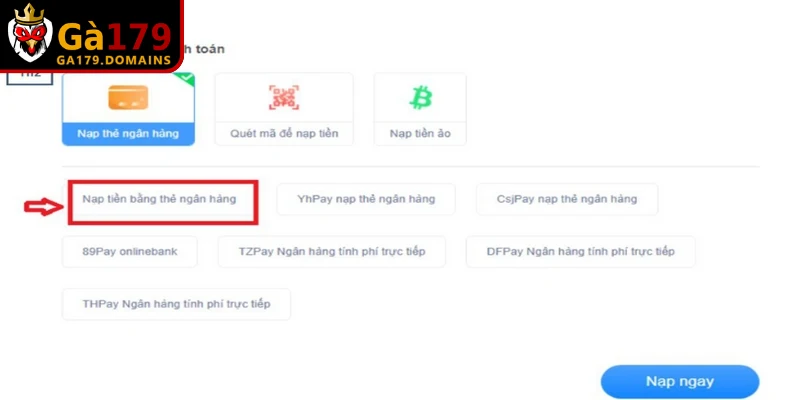 Hệ thống hỗ trợ người chơi giao dịch qua nhiều phương thức tối ưu