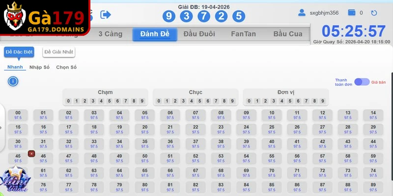 Quy trình đặt cược đơn giản giúp người chơi dễ dàng chốt số